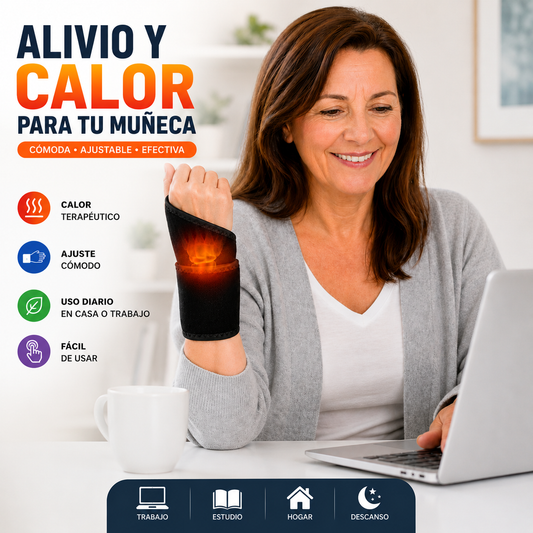 6) Muñequera Termica Alivio Tendinitis